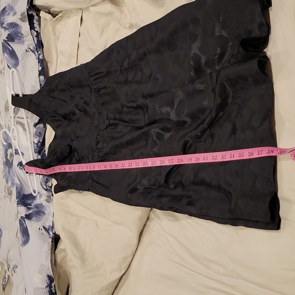 NWT White House Black Market Silk Black Dress Size 6 - Picture 14 of 16